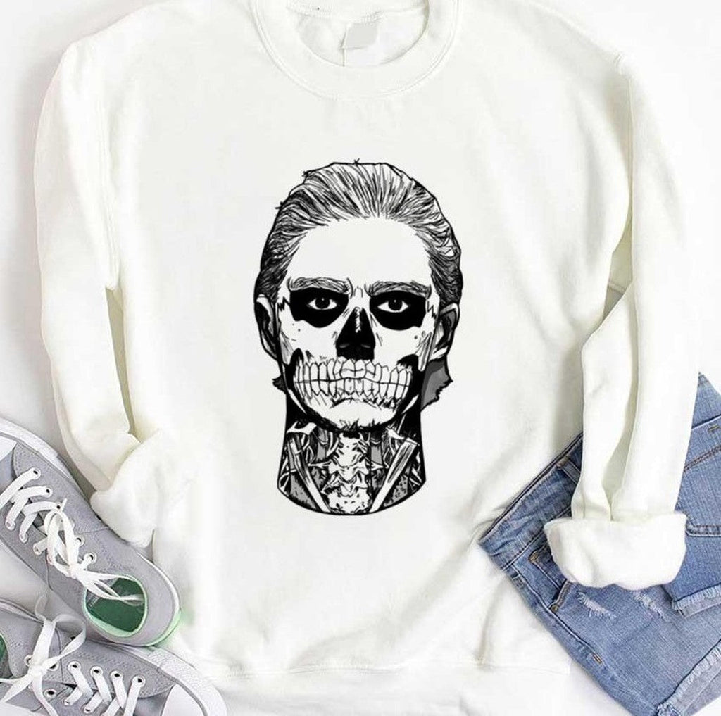 Skull Boy Halloween Artwork Zombie Unisex T-Shirt