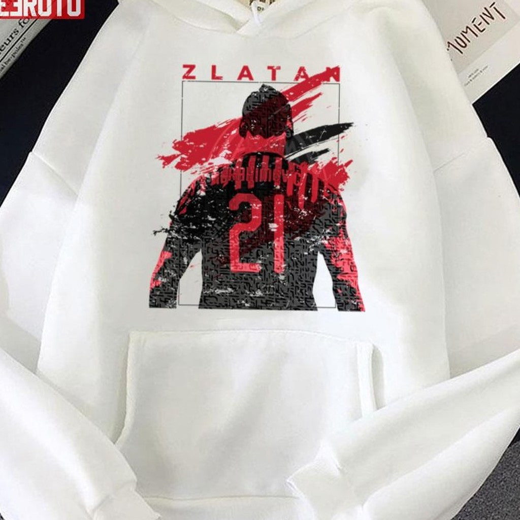 Number 21 Zlatan Ibrahimovic Soccer The Milano God Unisex Sweatshirt