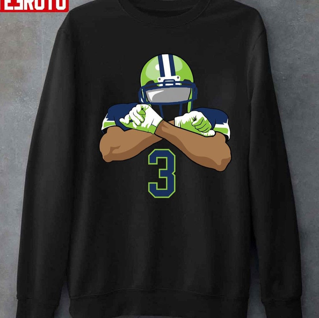 Seattle Football Player Number 3 Unisex T-shirt