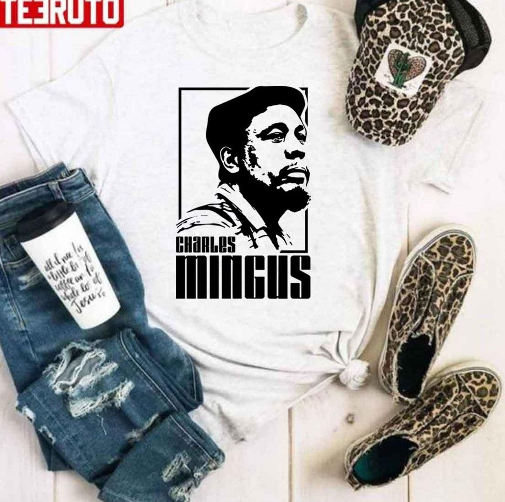 Black And White Art Jazz Music Charles Mingus Unisex Hoodie