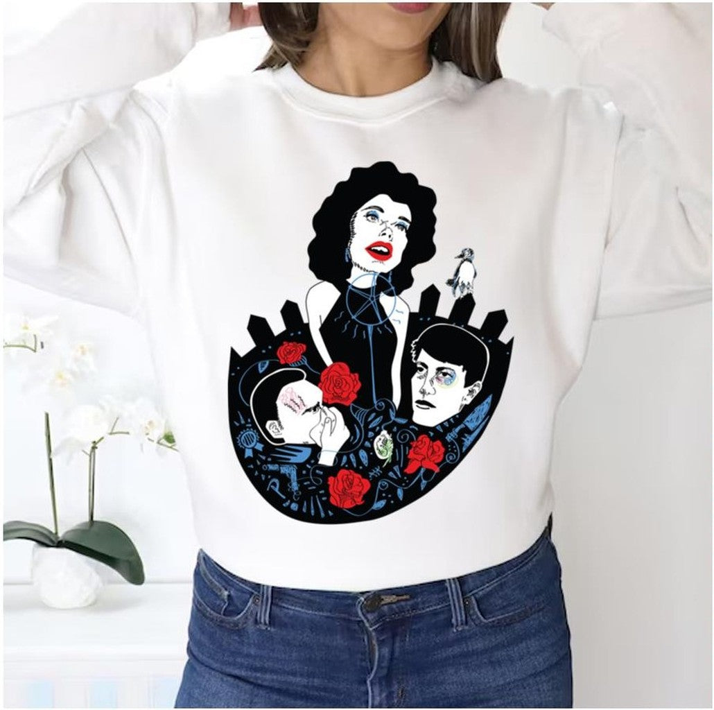 She Wore Blue Velvet Fitted Unisex Sweatshirt