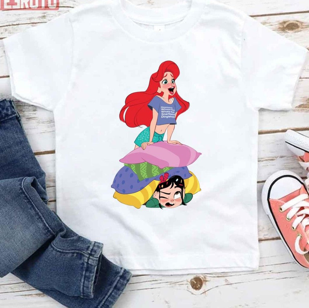 Ralph Breaks The Internet Ariel &amp; Vanellope Unisex T-Shirt