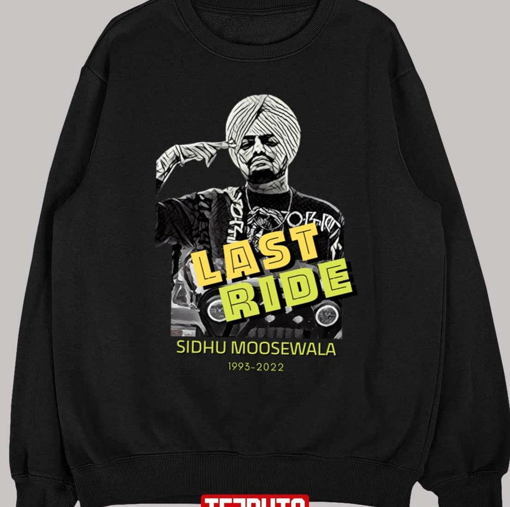 Sidhu Moosewala Last Ride Legends Never Die Unisex T-Shirt