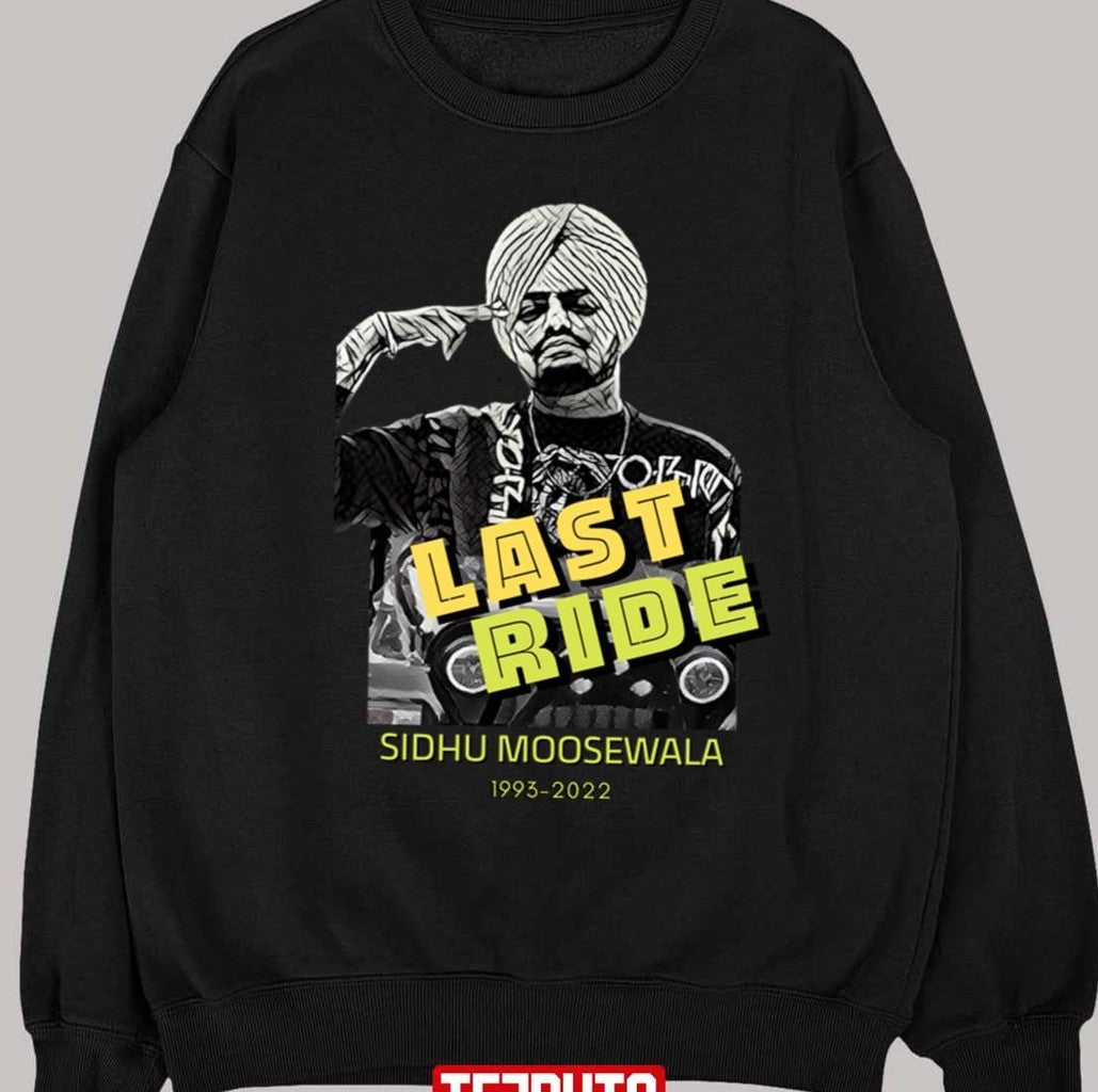 Sidhu Moosewala Last Ride Legends Never Die Unisex T-Shirt