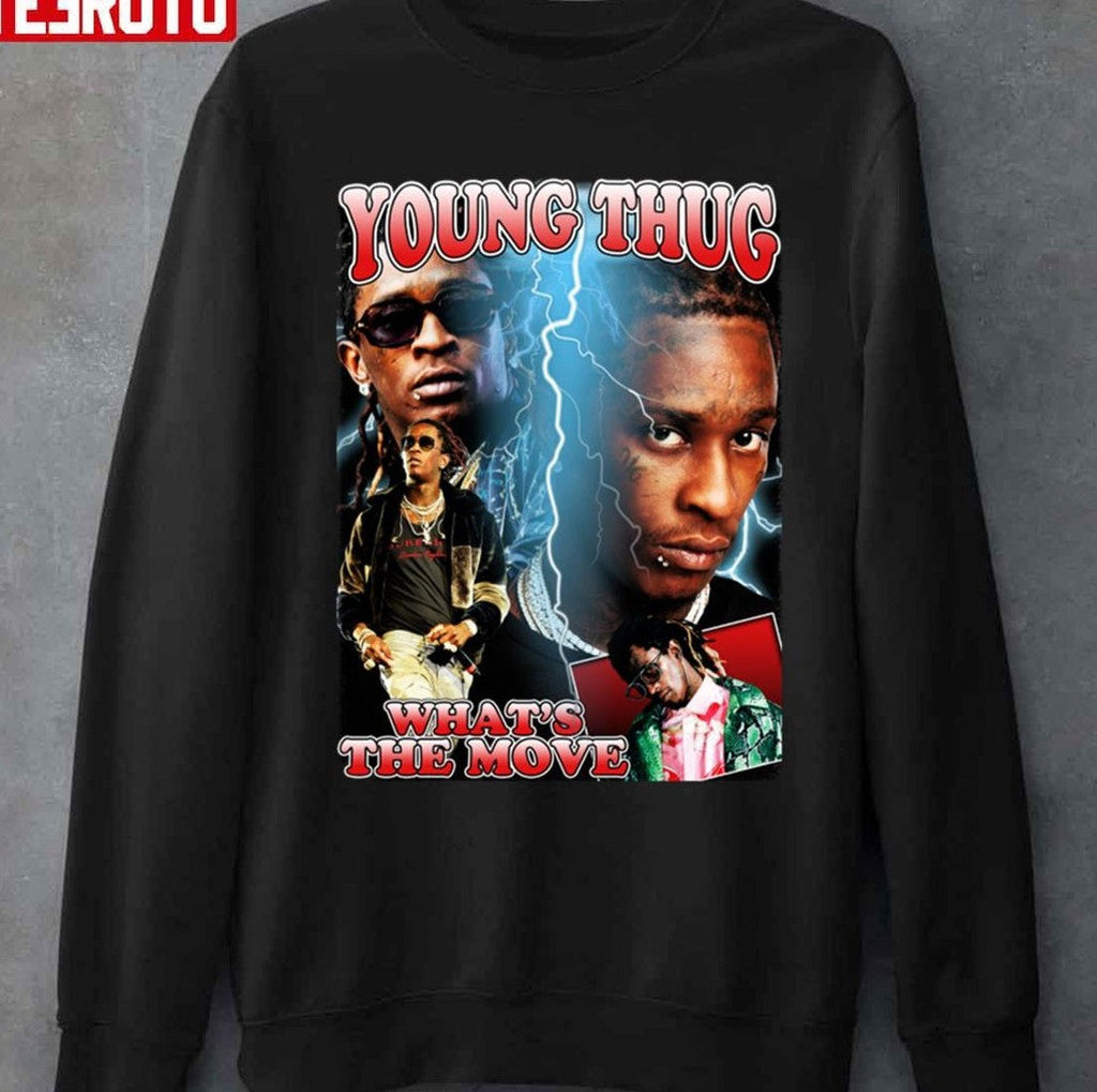Nba Young Boy Young Thug What's The Move Vintage Bootleg Unisex T-Shirt