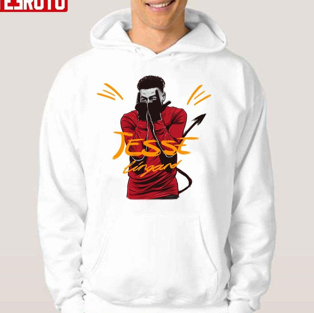 Art Drawing Jesse Lingard Soccer Unisex Hoodie