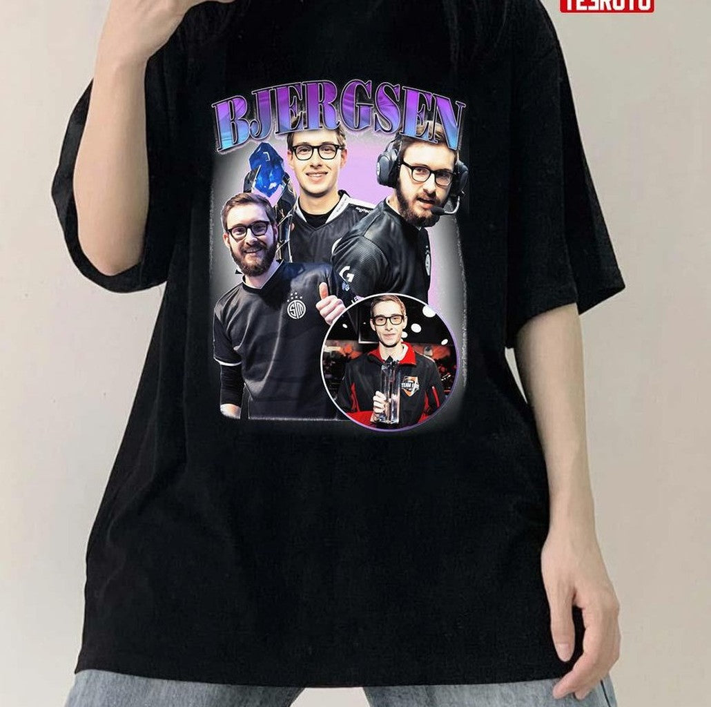Bjergsen Lol Bootleg 90s Retro Signature Unisex T-Shirt