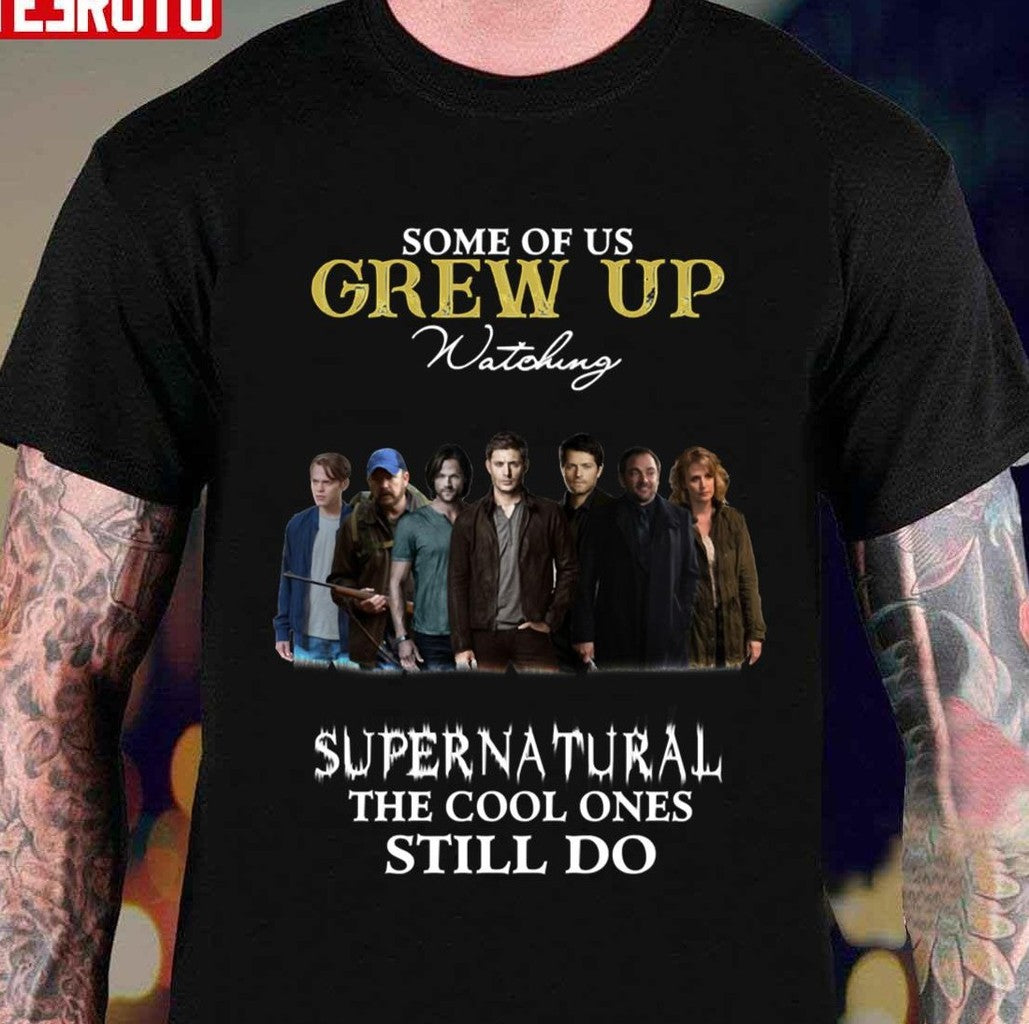 Some Of Us Grew Up Watching Supernatural Movie Vintage Gift Unisex T-shirt