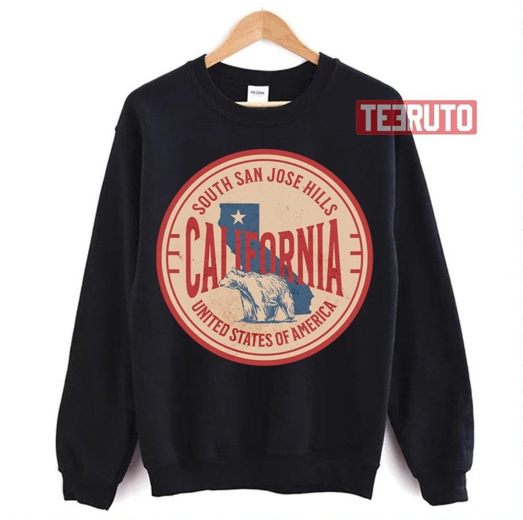 South San Jose Hills California Vacation Ca Souvenir Badge Unisex T-Shirt