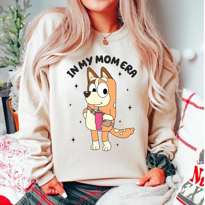 Bluey Mum Sweatshirt - Bluey Sweatshirt - Era  - Styles for Every Occasion - Sizes for Everyone - Colors Galore - Shared Styles - Minimalist Chic