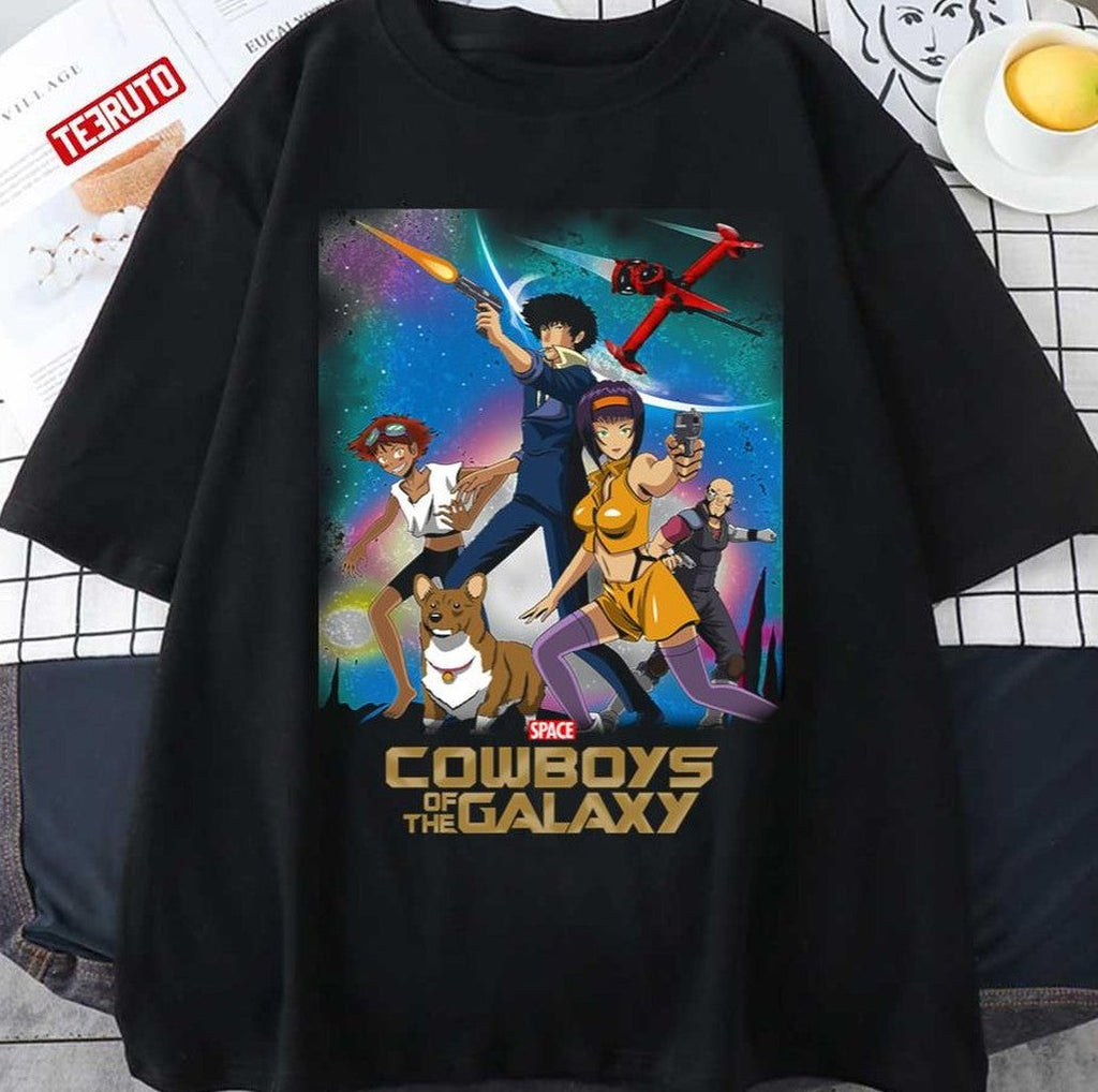 Space Cowboys Of The Galaxy Cowboy Bebop X Guardians of the Galaxy Unisex T-shirt