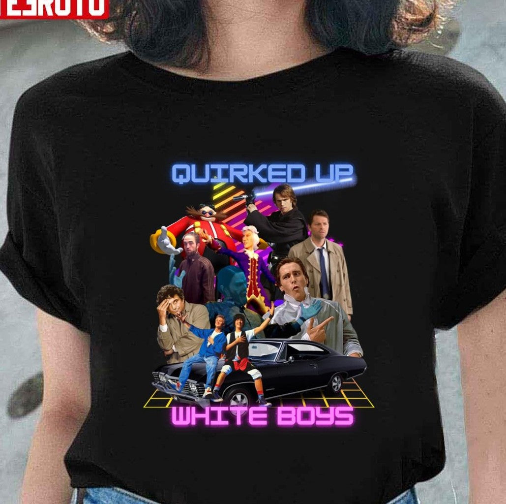 Quirked Up White Boy Moment Unisex T-Shirt