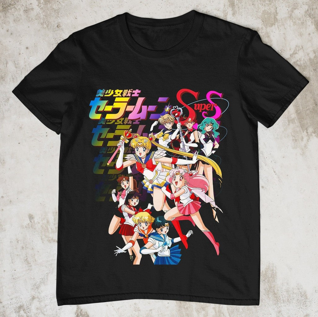 Sailor Moon Supers Anime Sailor Moon Sailor Moon Vintage S Anime Bootleg Homage 90s Vintage Unisex T-Shirt