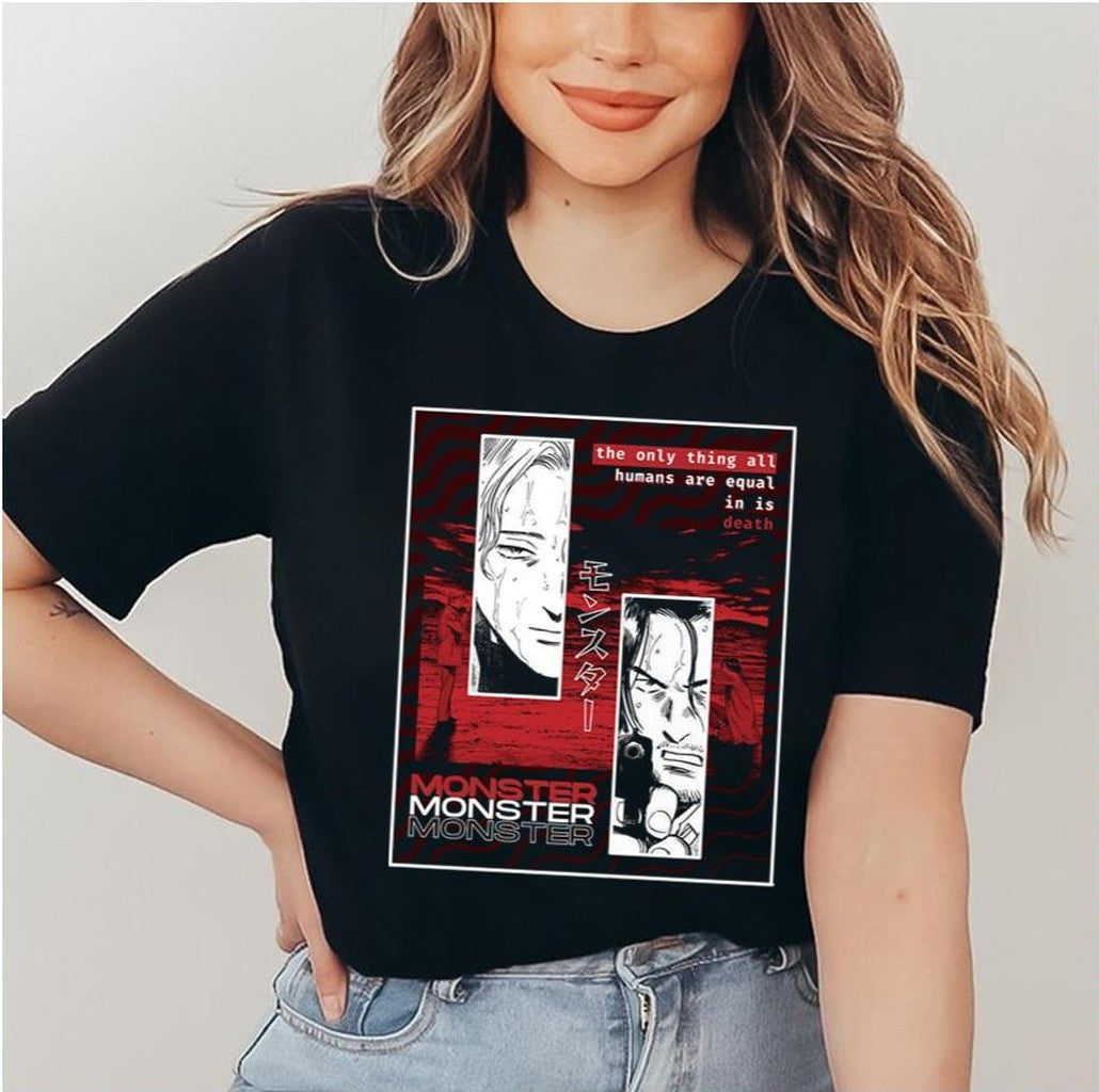 Naoki Urasawa Monster Anime Red Graphic Unisex Sweatshirt