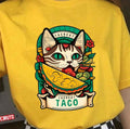 Tacocat Cinco De Mayo Funny Floral Cat Lover Mexican Fiesta Unisex T-Shirt