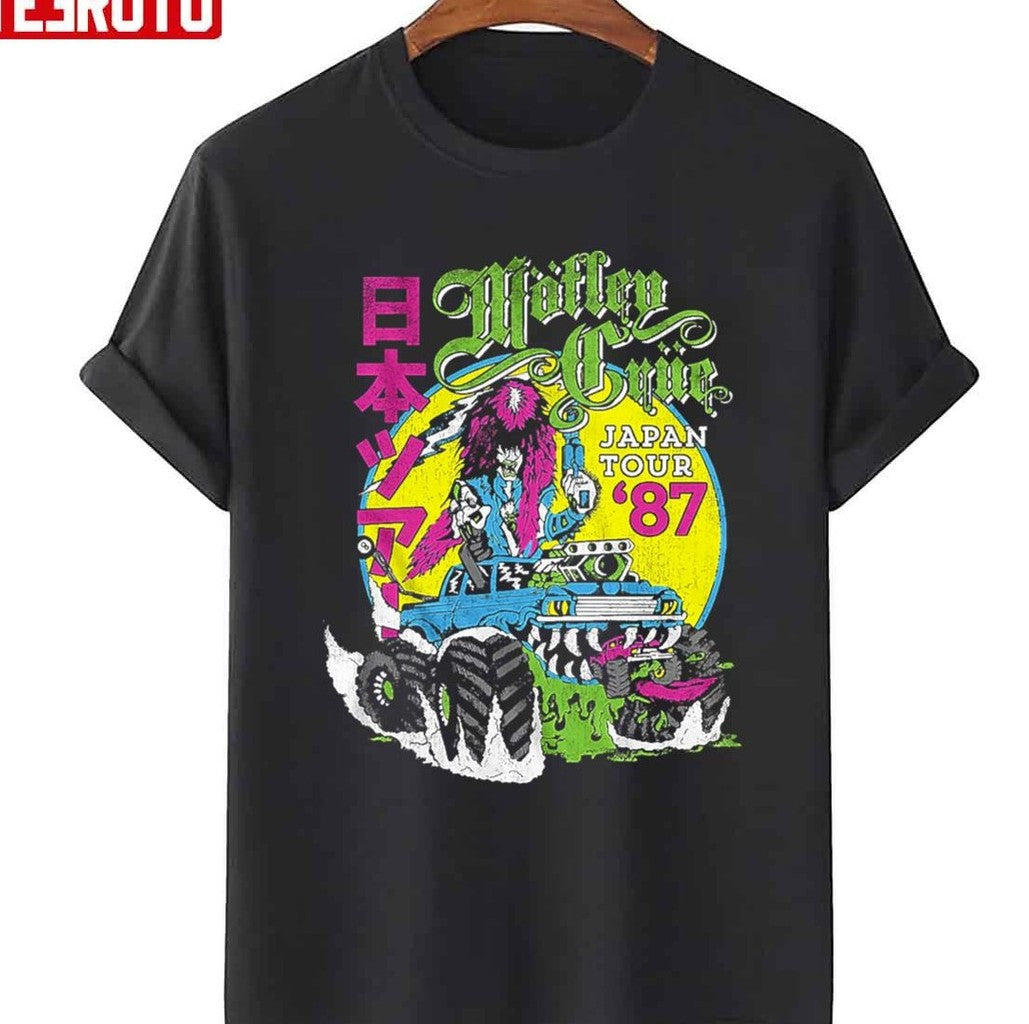 Monster Paranoid Go Motley Crue Japan Tour '87 Unisex T-Shirt