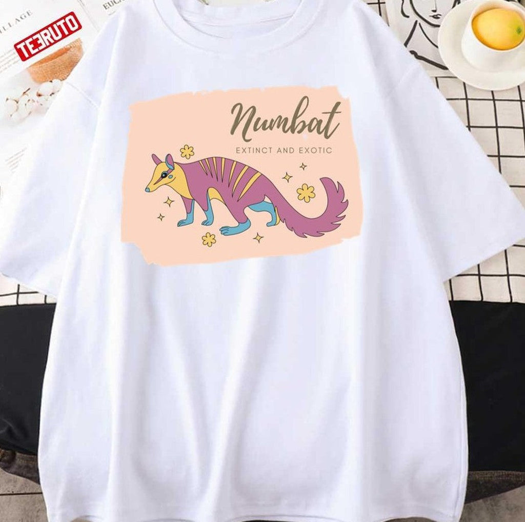 Numbat Australian Animal Extinct And Exotic Unisex T-Shirt