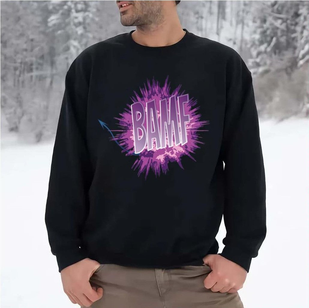 Bamf Nightcrawler Cartoon Design Unisex Sweatshirt