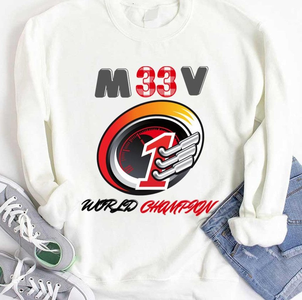 Number 1 F1 Max Verstappen World Champion Unisex T-shirt