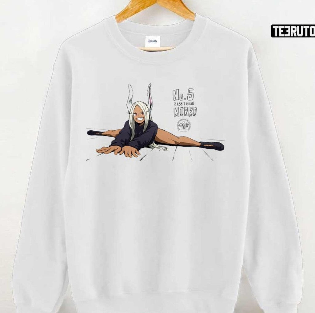 No 5 Rabbit Hero Mirko My Hero Academia Cartoon Unisex T-shirt