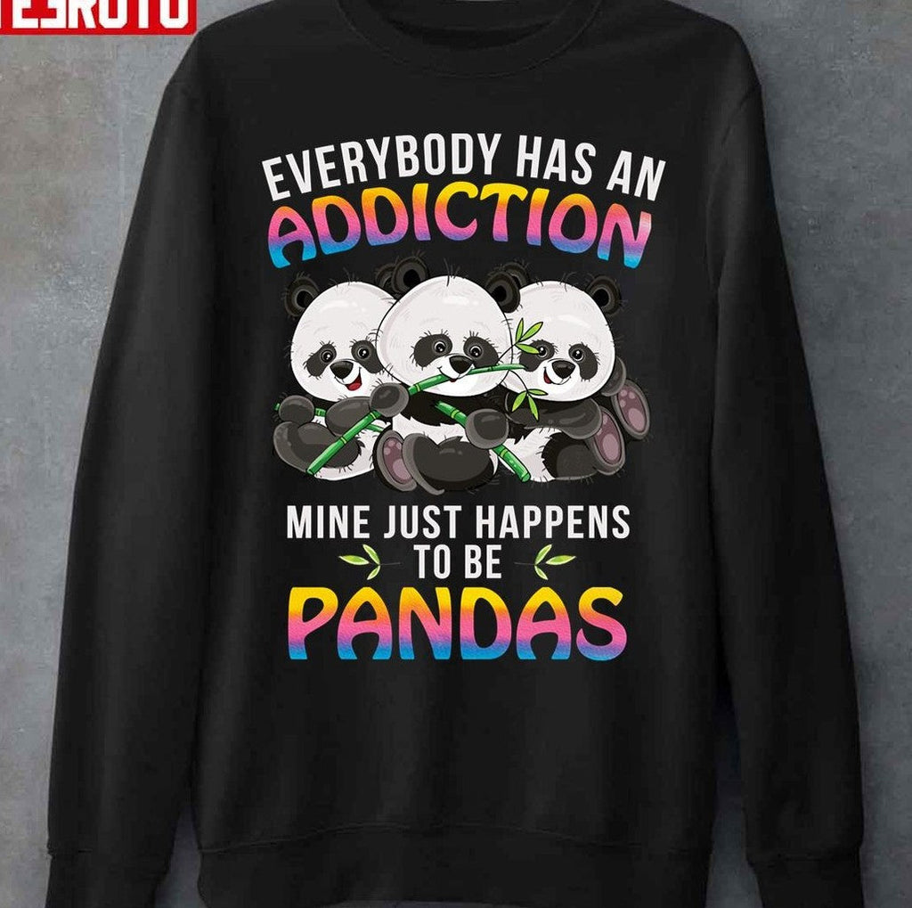 My Addiction Are Pandas Unisex T-Shirt