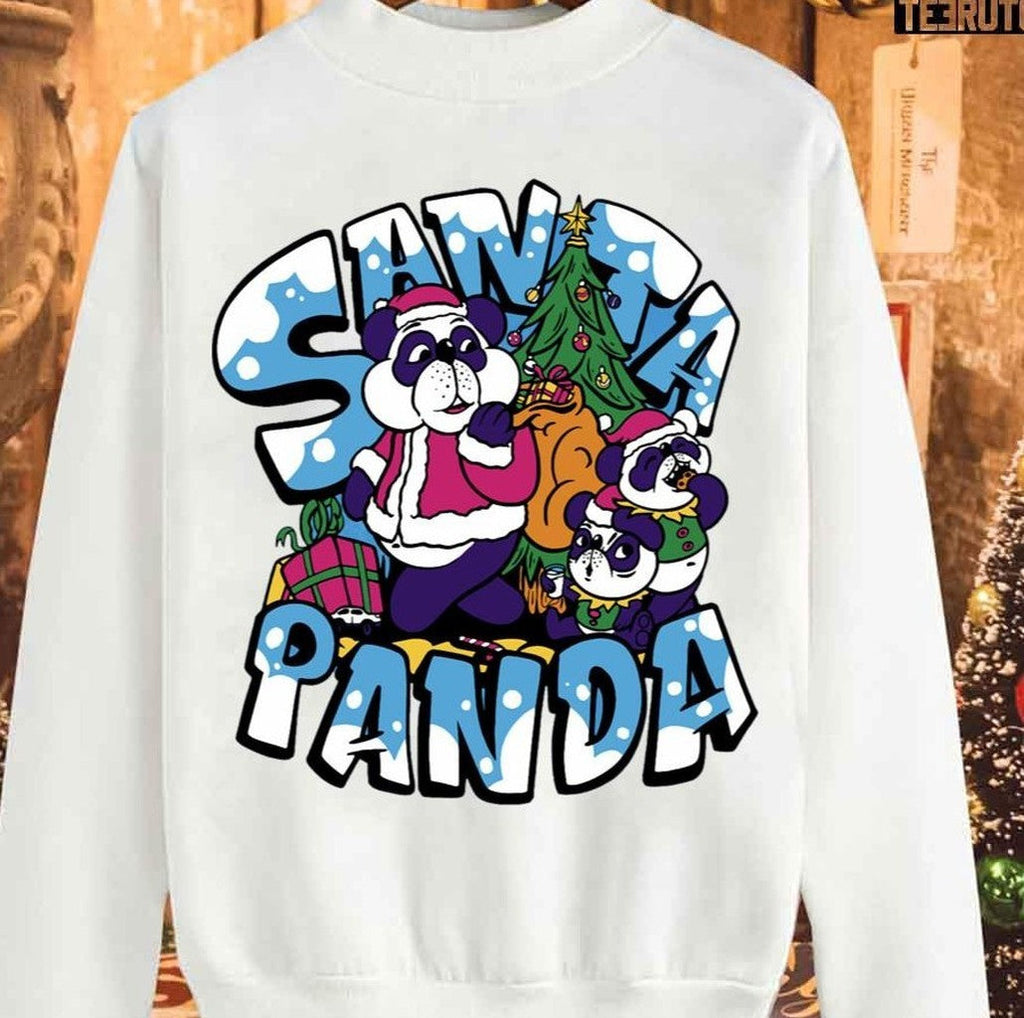 Panda Lover Xmas Panda Christmas Unisex Sweatshirt