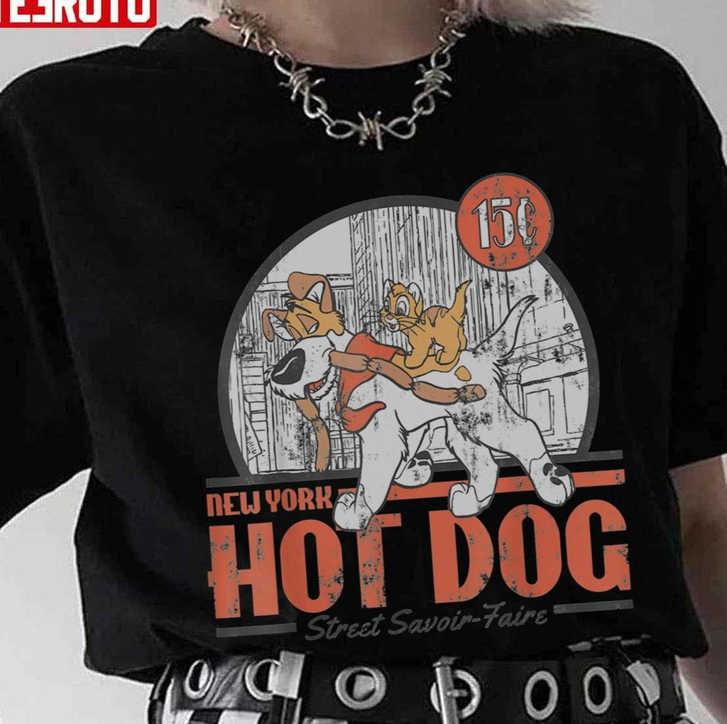 Oliver &amp; Company New York Hot Dog Unisex T-Shirt