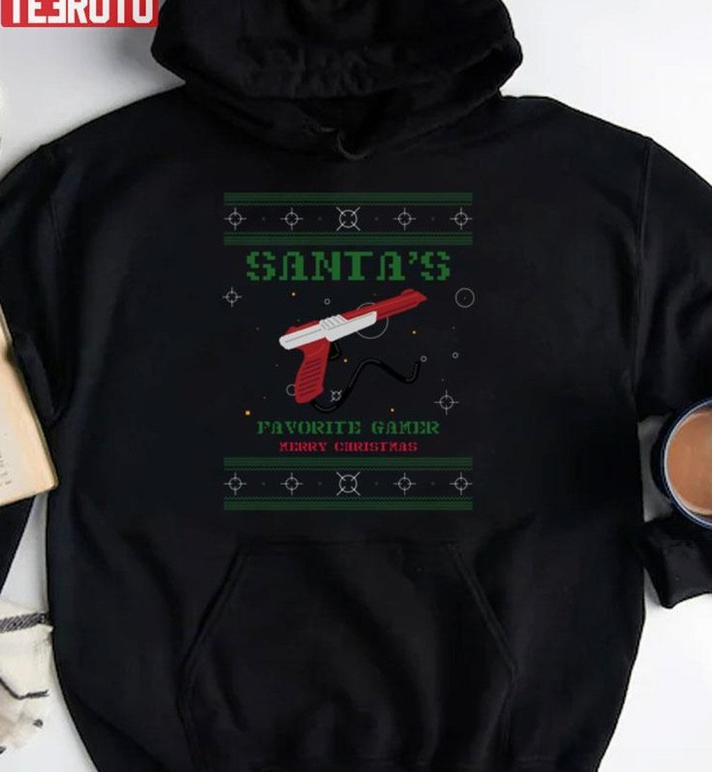 Santa's Favorite Gamer Christmas 2023 Unisex Sweatshirt