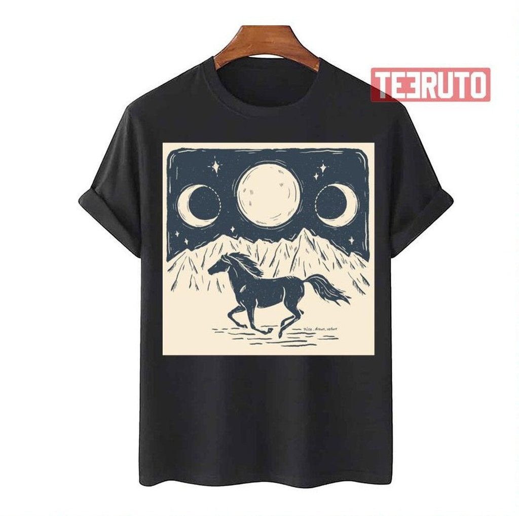 Running With The Moon Unisex T-Shirt