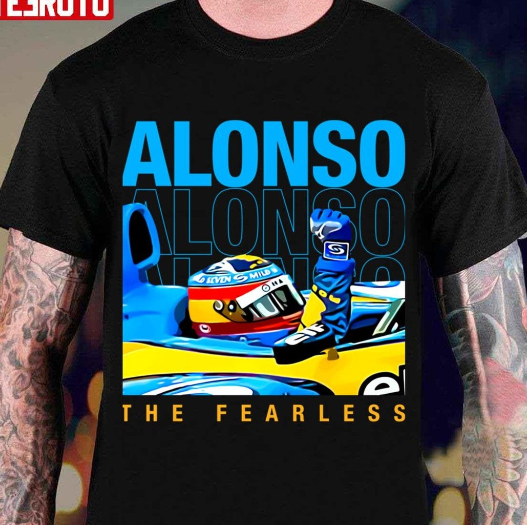 The Fearless Fernando Alonso Helmet F1 Champion 2005 2006 Unisex Hoodie