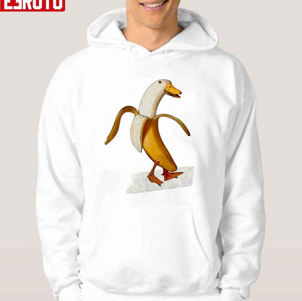Banana Duck Walking Ducking Funny Unisex T-Shirt