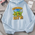 Ninja Turtles Defend The City Cartoon Art Unisex Hoodie