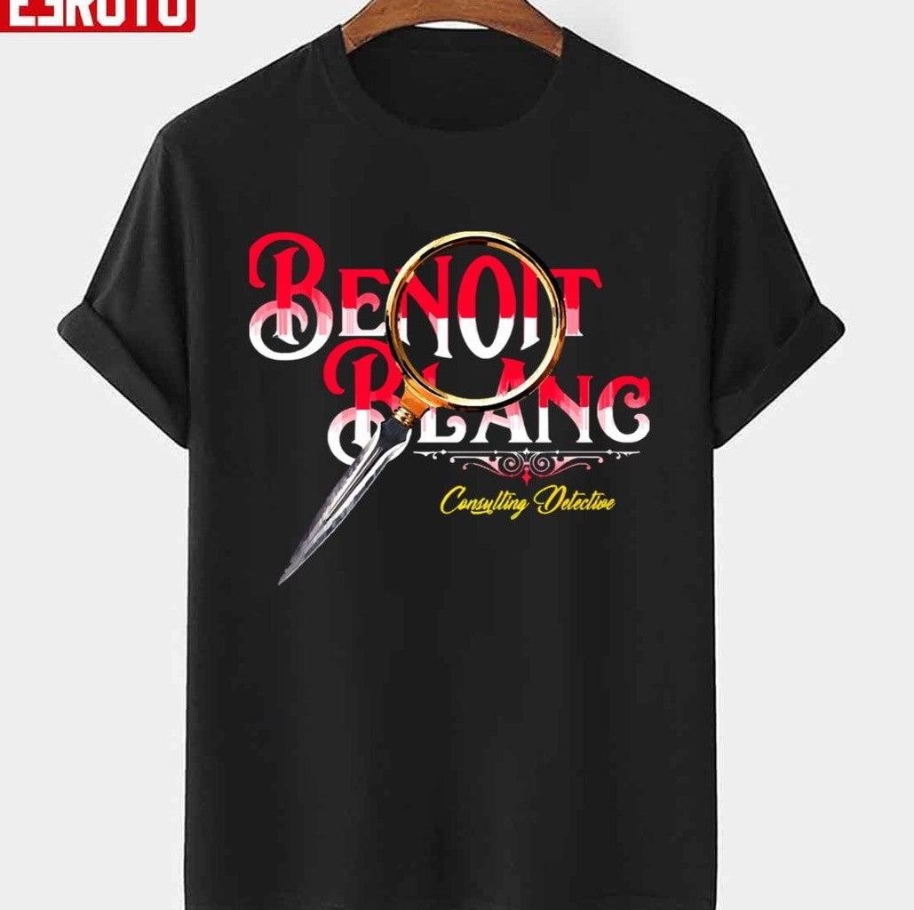 Benoit Blanc Consulting Detective Glass Onion Knives Out Unisex T-shirt