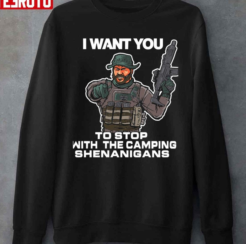 Stop With The Camping Shenanigans Unisex Hoodie