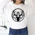 Antlers Design Shadow And Bone Unisex Sweatshirt