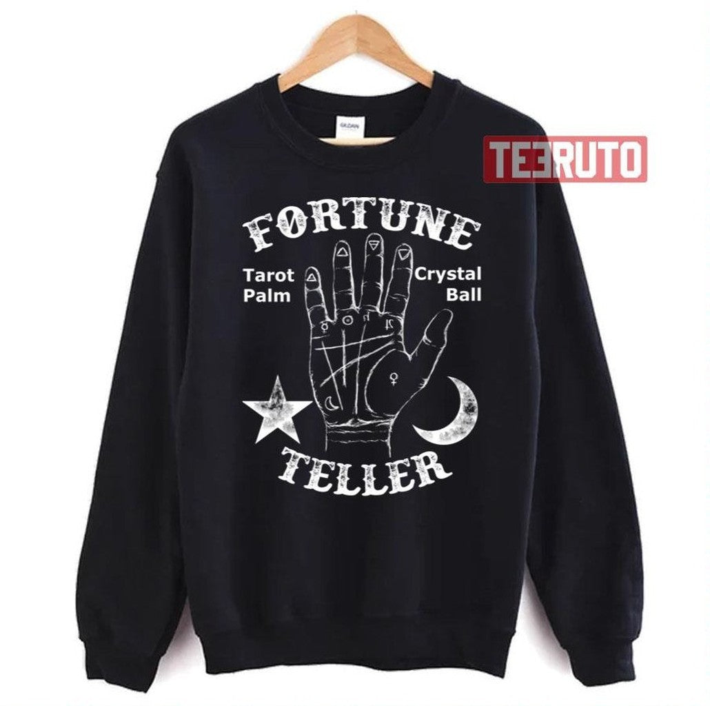 Tarot White Art Fortune Teller Unisex T-Shirt