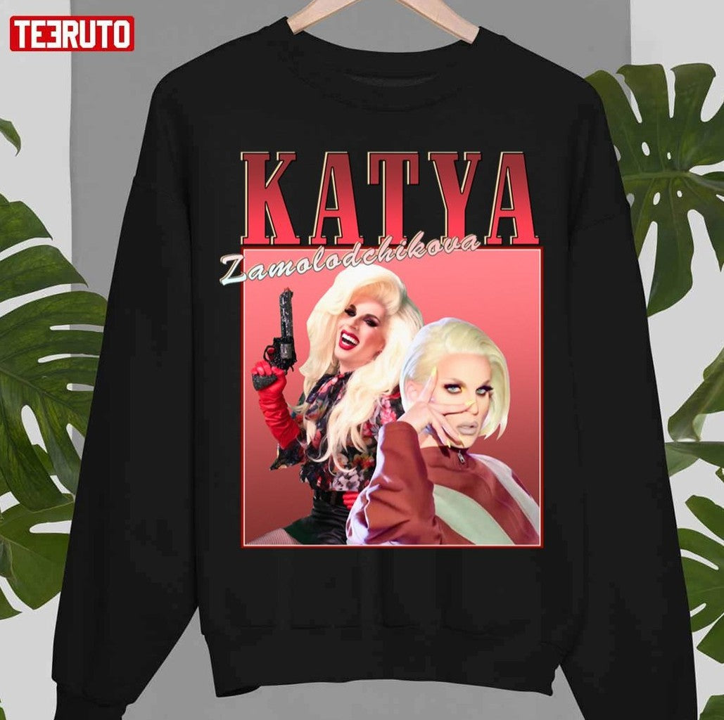 Music Vintage Katya Brown Zamolodchikova Collage Design Trixie &amp; Katya Unisex T-Shirt