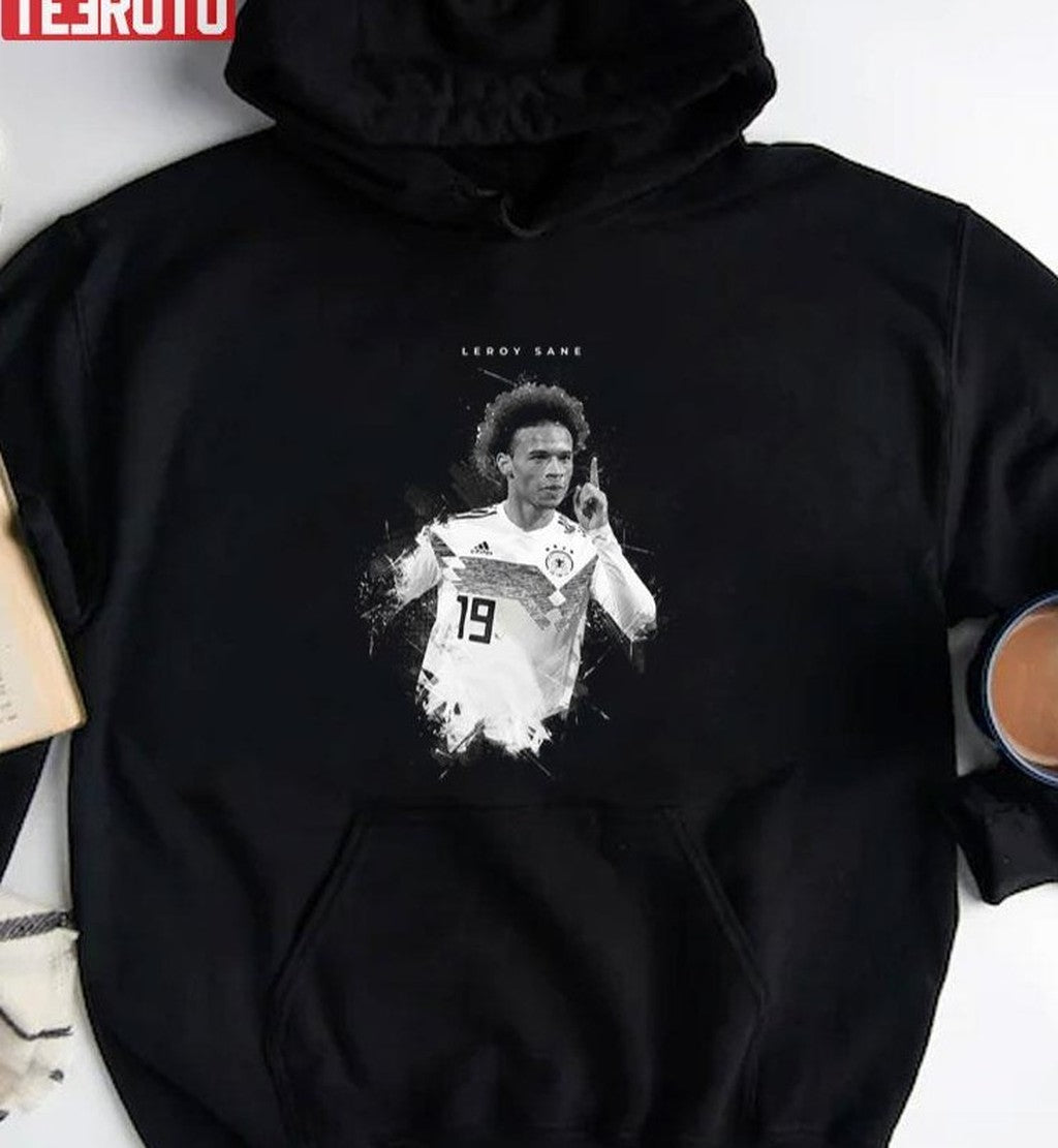 Portrait Football Leroy Sane Art Unisex Sweatshirt