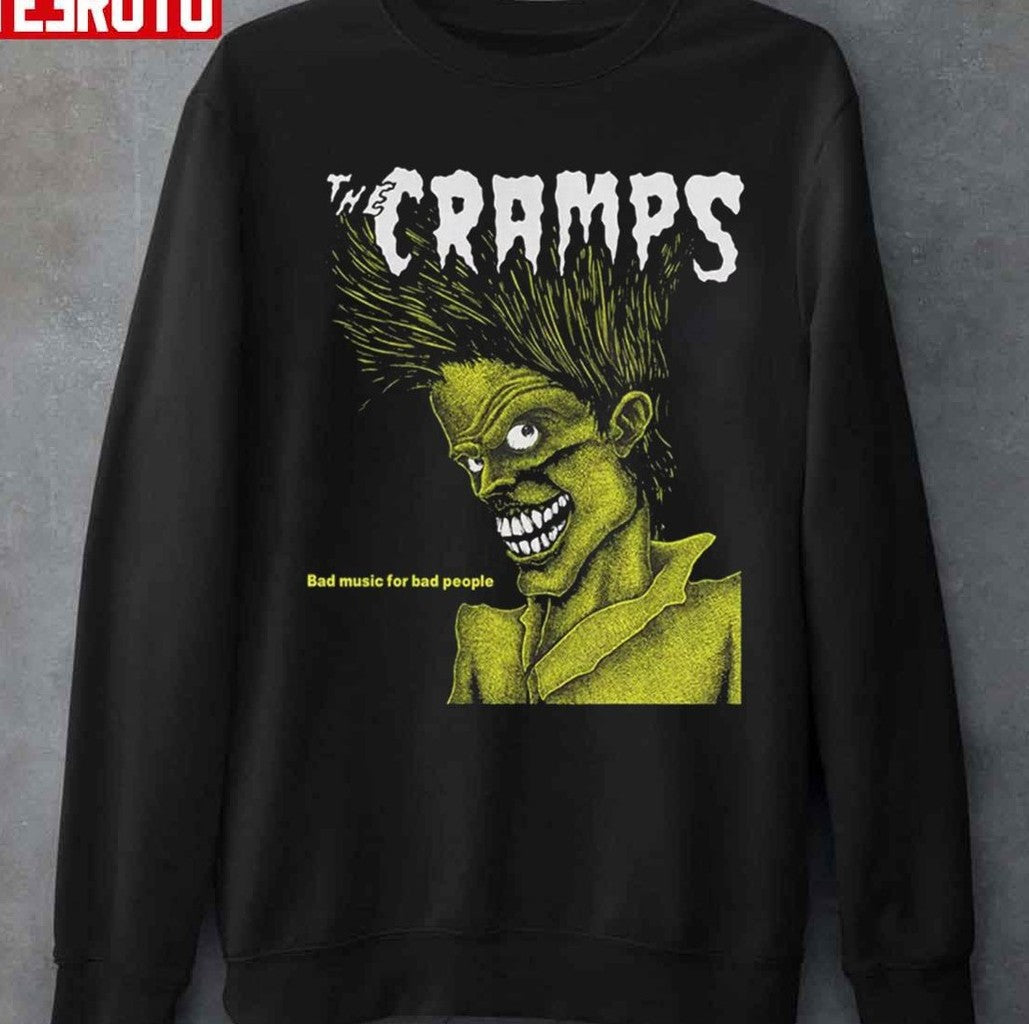 Bad Music For Bad People The Cramps Unisex T-Shirt