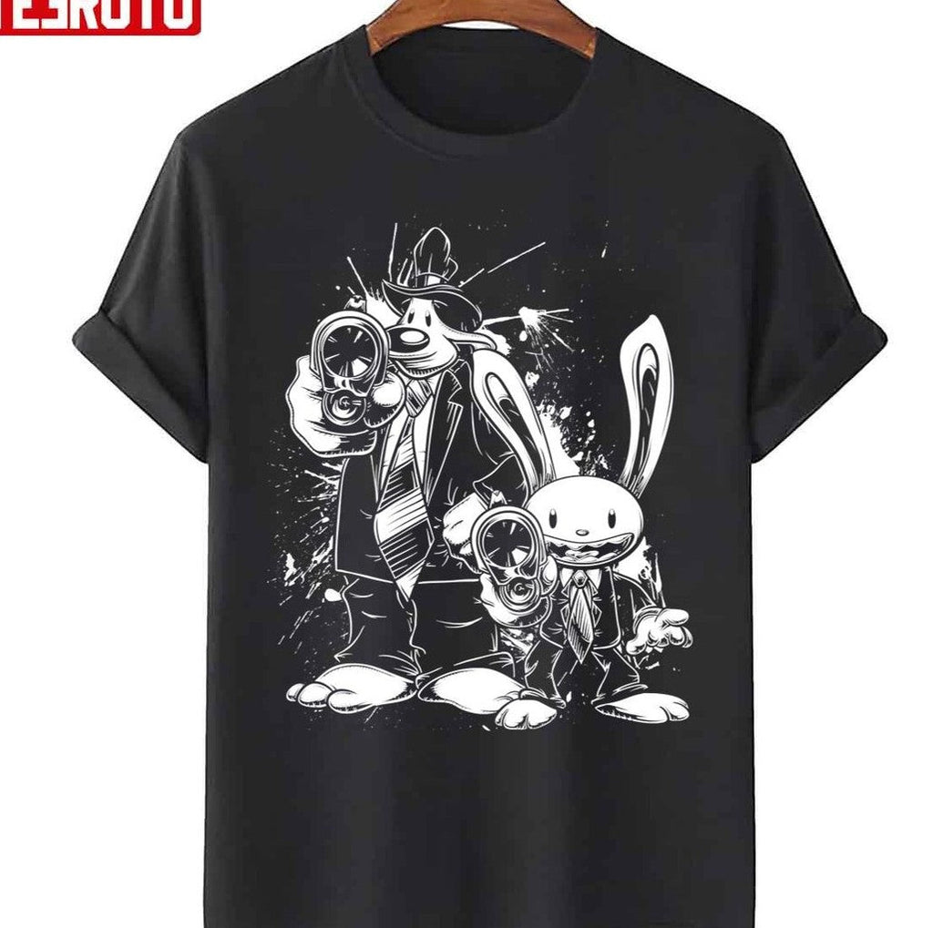 Sam &amp; Max X Pulp Fiction Art Unisex T-Shirt