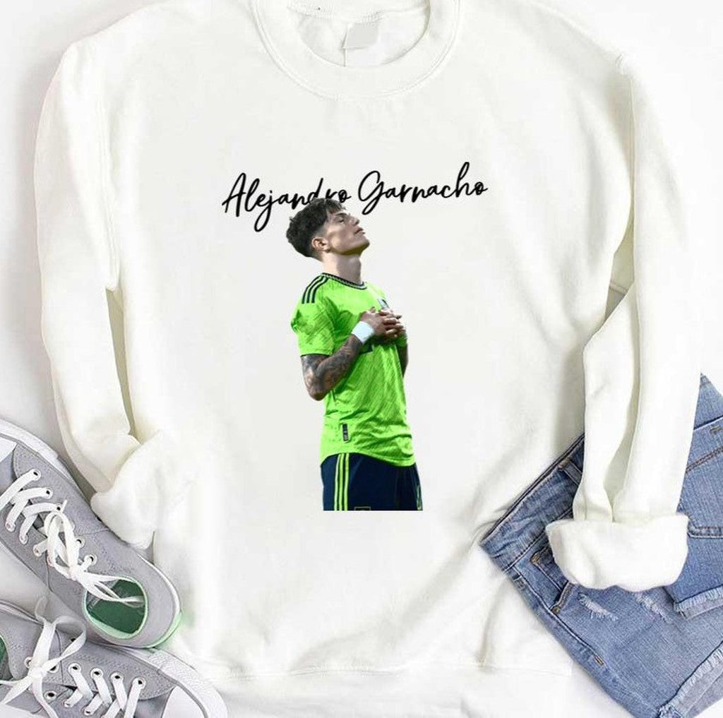 Praying Alejandro Garnacho Graphic Unisex Hoodie