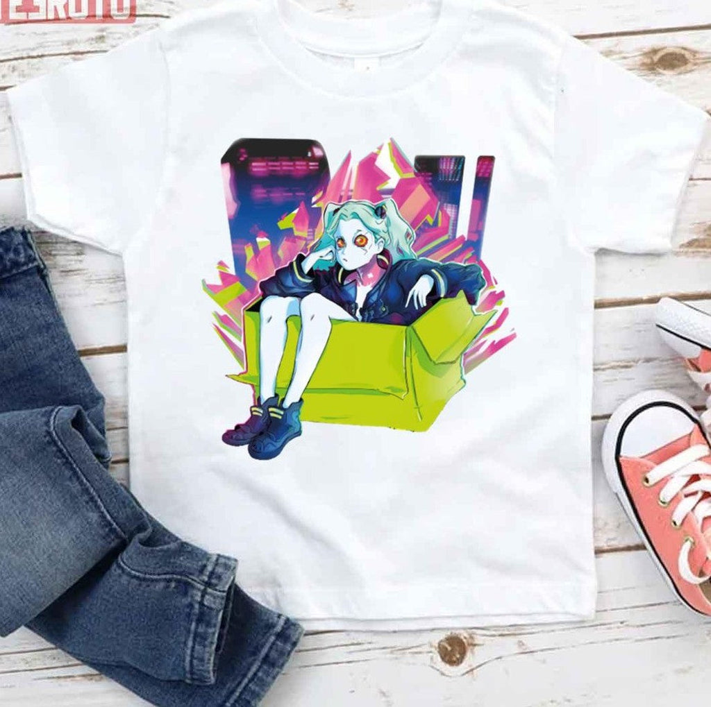 Sitting In The Bõ Rebecca Of Cyberpunk Edgerunners Unisex T-Shirt