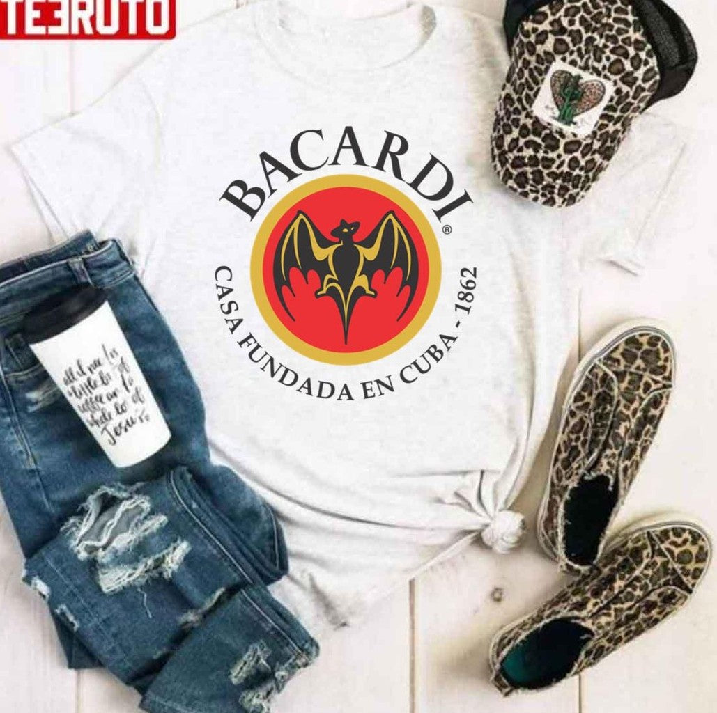 Baverages Logo Bacardi The Bat Unisex Hoodie