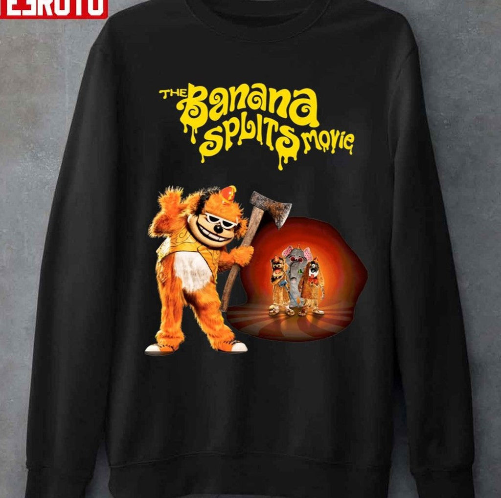 The Banana Splits Retro Horror Cast Movie Unisex Sweatshirt