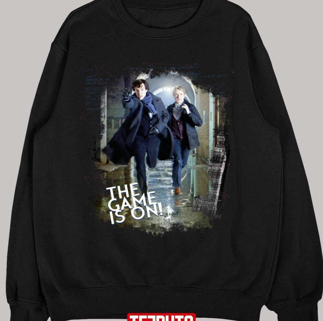 The Game Is On Sherlock Holmes Unisex T-Shirt