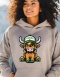 Lucky Cap Girl Cow Sweatshirts - St Pattys Day - Unisex - Comfy & Soft
