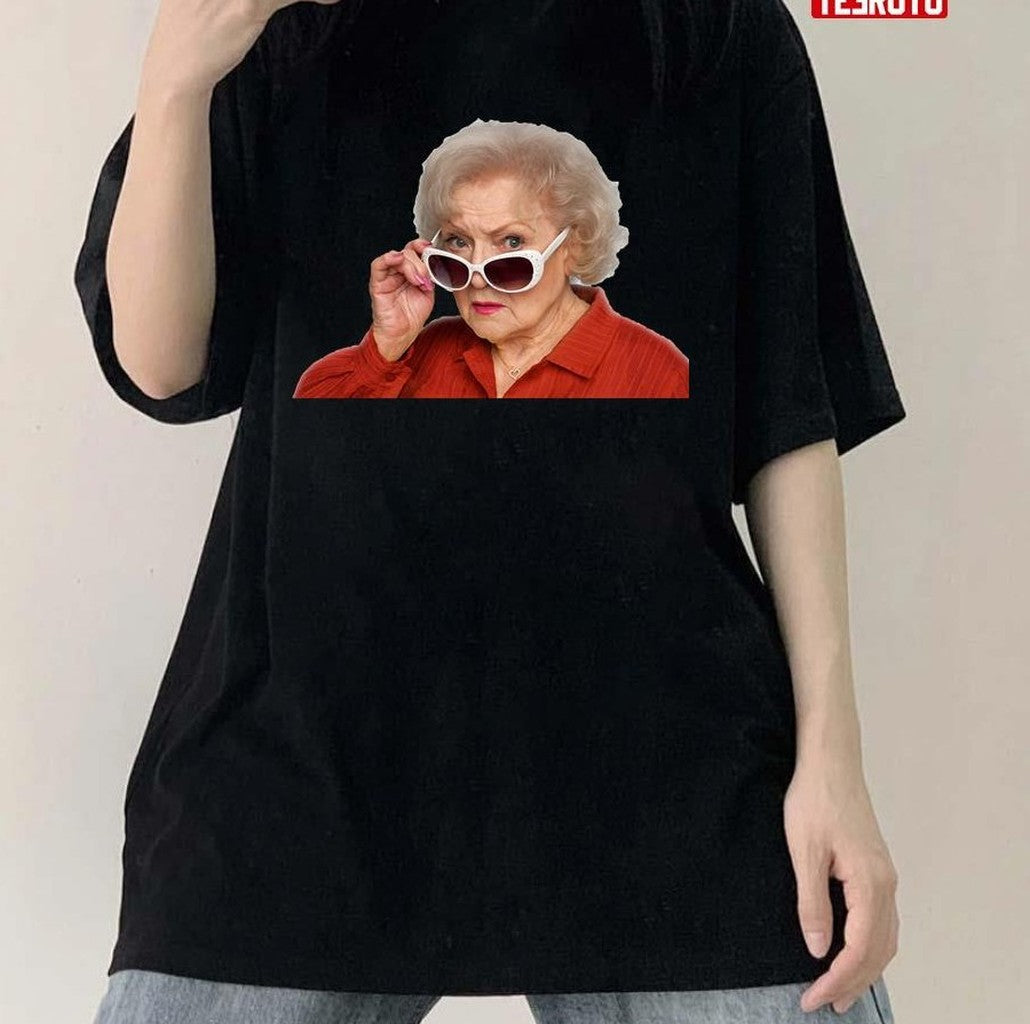Betty White Sunglasses Unisex T-Shirt