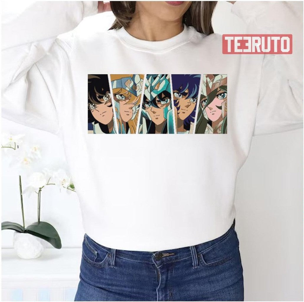 Saint Seiya 8bit Style Unisex Sweatshirt