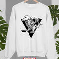 Pittsburgh Penguins Skeleton Logo Halloween Unisex Sweatshirt