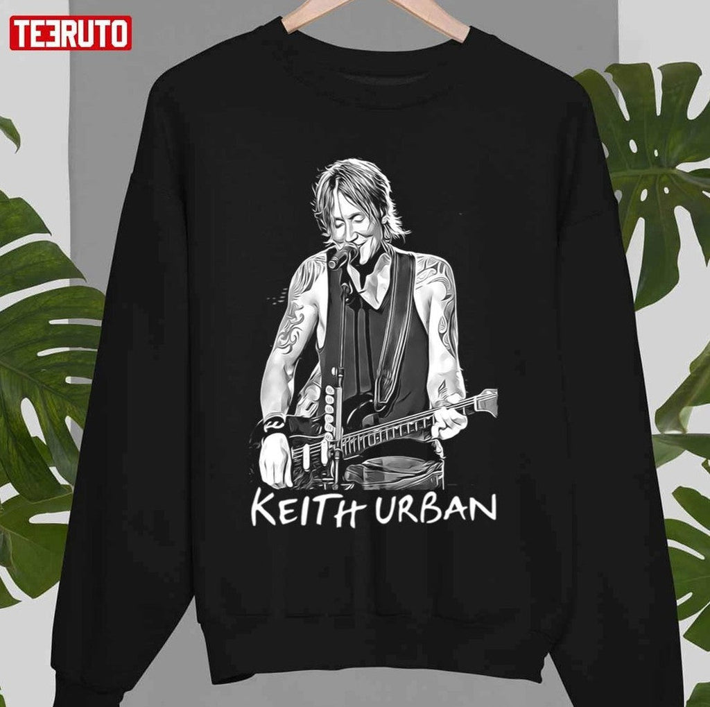 Australian-American Musician Keith Urban Sketch Fanart Unisex Sweatshirt